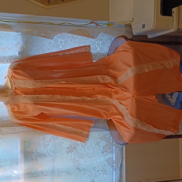 Vintage Intimates & Sleepwear Vintage Gossard Artemis Long Pink Robe Poshmark